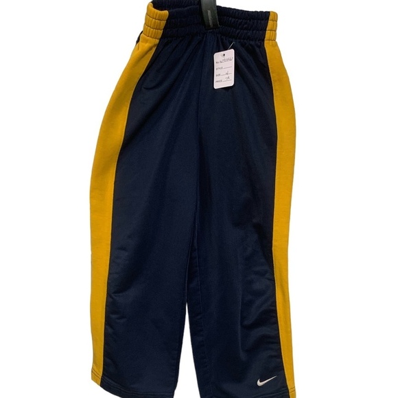 Boys Yellow and Navy Nike Sweatpants - Picture 1 of 2